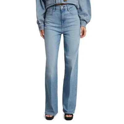 Abbildung von G Star DECK 2.0 HIGH Loose WMN Flared Jeans, Damen, Größe: 27x32, Sun faded amparo blue