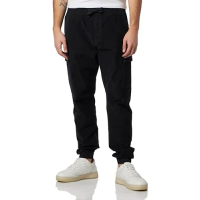 Abbildung von QS Regular Cargohose, Herren, Größe: Medium, Dunkelgrau