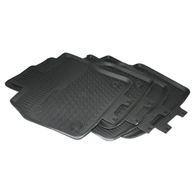 Abbildung von Skoda 3V1061551 3V0061551 Gummi Fußmatten 4x Premium Gummimatten Original Allwettermatten schwarz mit Schriftzug