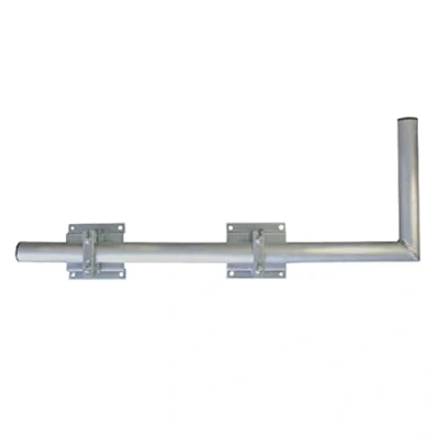 Abbildung von Premium X 100cm Wandausleger SAT Halterung Aluminium Ø 50mm Rohr Ausleger Wandabstandshalter Wand Halter mit Doppelschellen