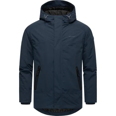 Abbildung von Ragwear Winterjacke Hatar stylische Herren Outdoorjacke mit großer Kapuze