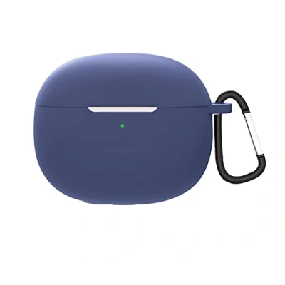 Abbildung von GIOPUEY Hülle für Xiaomi Buds 3T Pro, Transparent TPU Stoßfeste Schutzhülle, Ultradünn, Kein Geruch, Pro Silikon Dunkelblau
