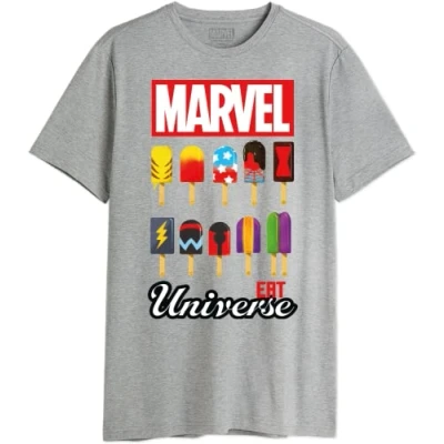 Abbildung von Marvel Herren memarcots274 T Shirt, Grau meliert, 56