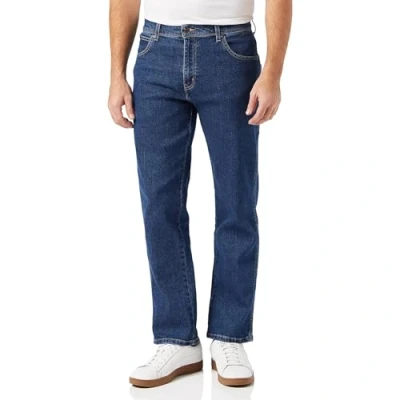 Abbildung von Wrangler Herren Durables Regular Fit Jeans, Darkstone, 40W / 30L