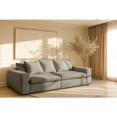 Abbildung von andas Big Sofa &quot;Venslev&quot;, Lounge Sofa, mit extra tiefer Sitzfläche und losen Kissen