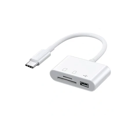 Abbildung von USB C SD Kartenleser, 3 in 1 Card Reader,SD TF kartenleser Adapter, Kamera Speicherkartenleser