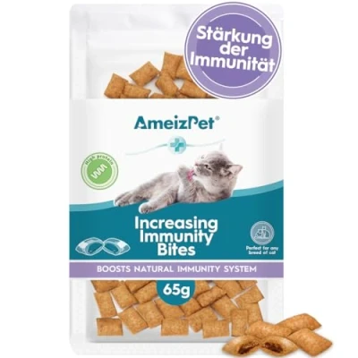 Abbildung von AmeizPet Katzen Leckerlies Immunsystem für Katze Vitamin Gesund Leckerli 65 g (2.3 oz)