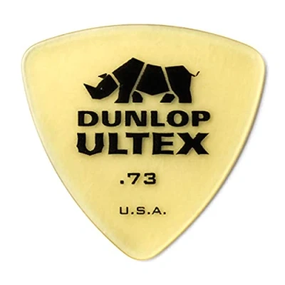 Abbildung von JIM DUNLOP 426P.73 Ultex Dreieck, Gold.73mm, 6 Stück