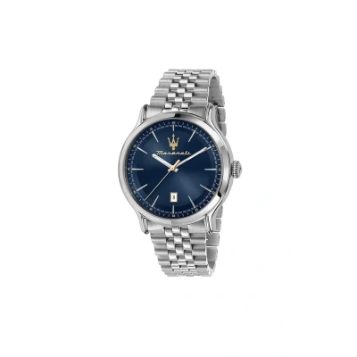 Abbildung von Maserati Epoca DIAL Uhr, Herren, Größe: One Size, Silber blau