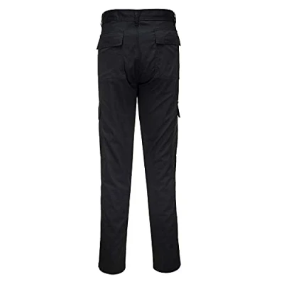 Abbildung von Portwest Combat Bundhose mit schlanker Passform, Größe: 28, Farbe: Schwarz, C711BKR28