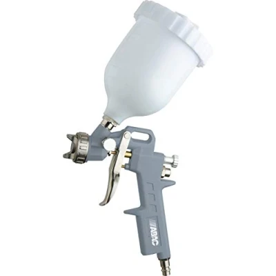 Abbildung von ABAC Lackierpistole G 540F, Druckluft Farbsprühgerät, Spritzpistole/Sprühpistole mit 600ml Fließbecher, Ø 1,5 mm Spritzdüse, Rund oder Flachstrahl, max. Druck 4 Bar