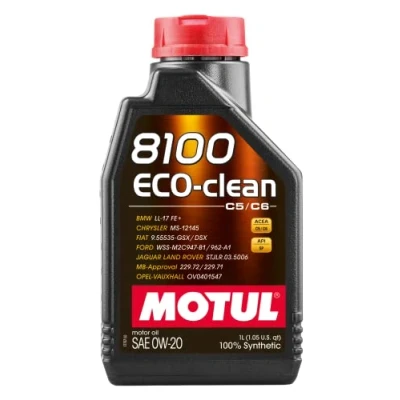 Abbildung von Motul ECO CLEAN 0W 20 1l Motoröl 108813 HONDA: CIVIC 10 Schragheck, CR V 5, OPEL: Astra K Schrägheck, Insignia B Country Tourer, JAGUAR: XF Limousine