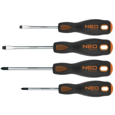 Abbildung von NEO TOOLS 04 204 Bolzenausdreher Satz 4 5.0 x 75 mm, 6.0 100 PH1 PH2 mm