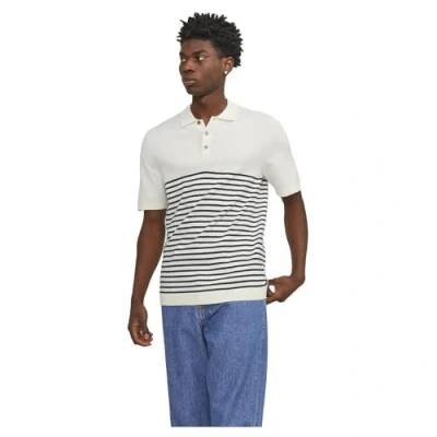 Abbildung von Jack &amp; Jones Poloshirt Cloud dancer, Herren, Größe: Large, dancer