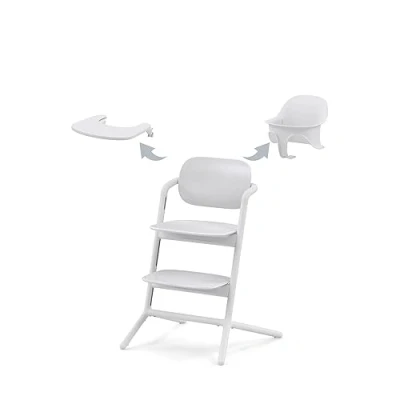 Abbildung von Cybex Lemo 3 in 1 Hochstuhl inkl. Babyset und Tablett, All White