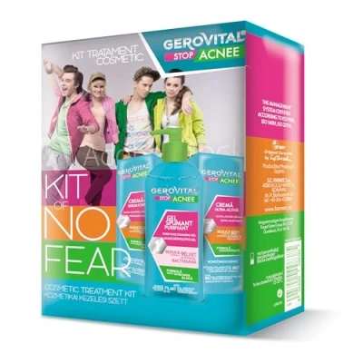 Abbildung von Gerovital Stop Acne Reinigendes Schaumgel, 150 ml + Sebum Control Creme Gel, 50 Ultra Aktiv Creme, 15 ml, Farmec