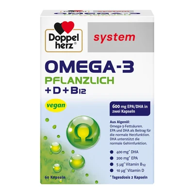 Abbildung von Doppelherz system Omega 3 Pflanzlich 60 St