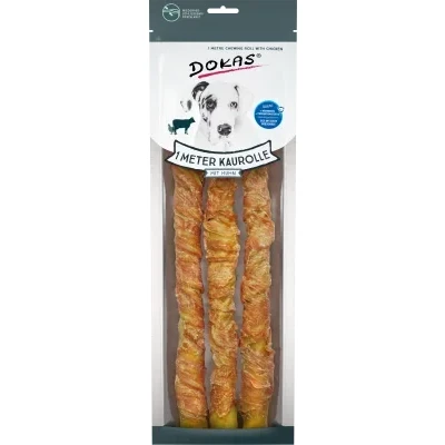 Abbildung von 1 Meter Kaurolle mit Hühnerbrust 8x 315g Multipack