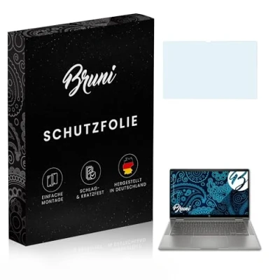 Abbildung von Bruni Schutzfolie kompatibel mit HP Chromebook x360 14c ca0430ng Folie, glasklare Displayschutzfolie (2X)