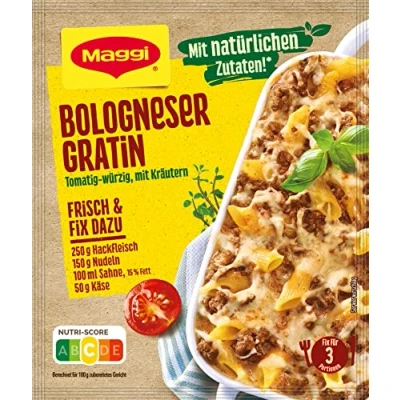 Abbildung von MAGGI Fix für Bologneser Gratin, Würzmischung, 3 Portionen, 1er Pack (1 x 35g)