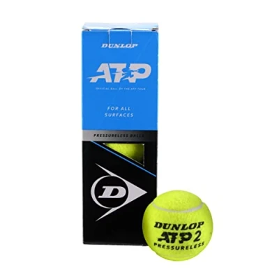 Abbildung von Dunlop Tennisball ATP Pressureless für Sand, Hartplatz &amp; Rasen (1x3er Dose)