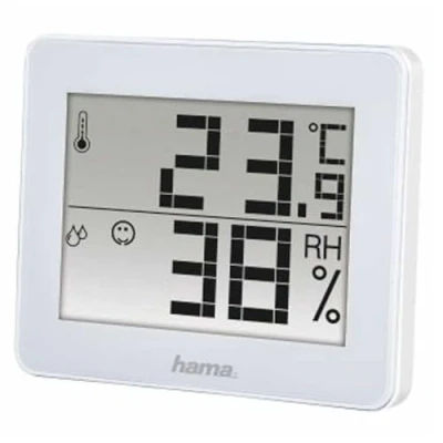 Abbildung von Hama Innenwetterstation &quot;Thermo /Hygrometer &quot;TH 130&quot;, Weiß Thermometer&quot;