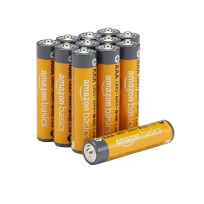 Abbildung von Amazon Basics Performance alkaline Batterien, AAA, 12er Pack (Design kann von Darstellung abweichen)