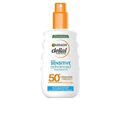 Abbildung von Garnier Delial Sensitive Advanced Sonnenschutzspray für klare, empfindliche und sonnenintolerante Haut IP50+ 150 ml