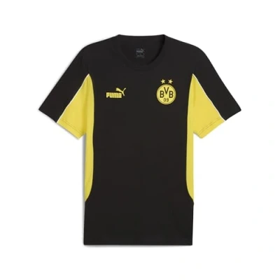 Abbildung von Puma Borussia Dortmund ftblARCHIVE T Shirt Herren Mit Other Pattern Black/Faster Yellow Größe: XL