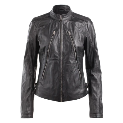 Abbildung von NO N4ME Lederjacke, Damen, Größe: 40, Schwarz