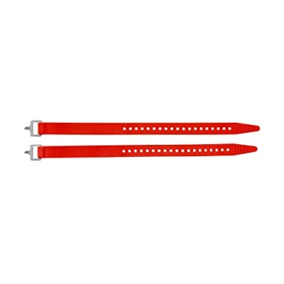 Abbildung von Tatonka Unisex Erwachsene No Slip Strap 40cm/Pair Riemen, red orange, 40 x 2 cm
