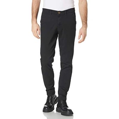 Abbildung von Jack &amp; Jones Jjimarco Jjdave Stoffhose, Herren, Größe: 27x32, Black