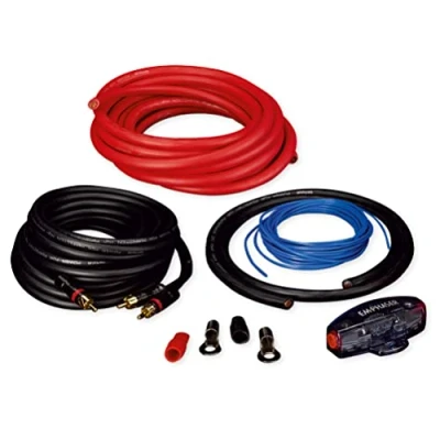 Abbildung von EMPHASER ESP RP20 hochwertiges Powerkabelset zum Anschluss eines Verstärkers, Power Kit für Autos und Reisemobile, 20 mm 5 m Stromkabel, Cinchkabel, Remote, Sicherungshalter