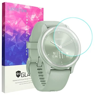 Abbildung von Onetuo Displayschutzfolie Kompatibel für Garmin vívomove Sport Smartwatch, 9H Härte Panzerglas Schutzfolie Smartwatch (3 Pack)