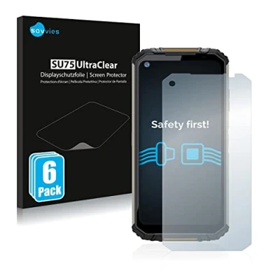 Abbildung von Savvies 6 Stück Schutzfolie für Oukitel WP16 Displayschutz Folie Ultra Transparent