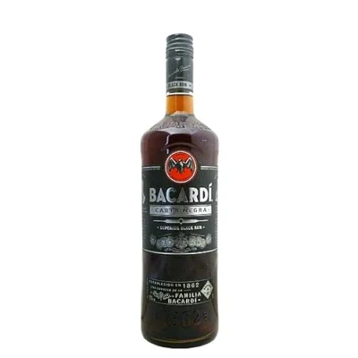 Abbildung von Bacardi Carta Negra Superior Black Rum 1,0 Liter