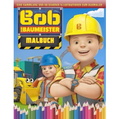 Abbildung von ΒՕΒ der Baumeister MALBUCH Eine Sammlung von 50 schönen Illustrationen zum Ausmalen