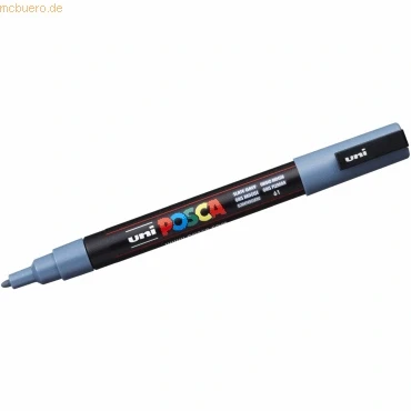 Abbildung von uni ball 186535 Marker POSCA PC 3M, 0.9 1.3 mm, schiefergrau