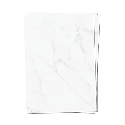 Abbildung von 50 x PRESENTOU Briefpapier beidseitig bedruckt 120 Gramm Papier Motivpapier Urkundenpapier Urkunde Speisekarte Liebesbrief (Marmoriert, Bögen)