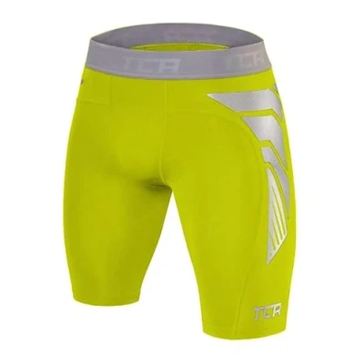 Abbildung von TCA Herren CarbonForce Pro Thermo Kompression Unterwäsche Shorts Licht Grün, XL