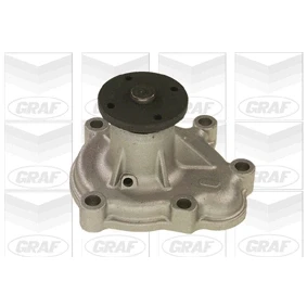 Abbildung von GRAF PA664 Wasserpumpe mit Dichtung mechanisch Stahlblech für Keilrippenriementrieb OPEL: Corsa B Schrägheck, Astra G CC, F CC