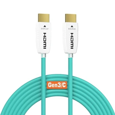 Abbildung von RUIPRO 8K HDMI Glasfaserkabel 15M, Optisches 2.1 48Gbps 8K@60Hz 4K@120Hz Dynamic HDR eARC Dolby HDCP 2.2&amp;2.3 für HDTV/Projektor/Heimkino/TV Box/Gaming Box/ PS5