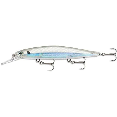 Abbildung von Rapala Shadow Rap Deep Angelköder Angelzubehör für Süßwasser Reaktiver und Aggressiver Kunstköder Lauftiefe 1.2 2.4m Fischköder 11cm, 13g Hergestellt in Estland Albino Shiner