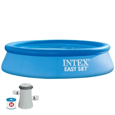 Abbildung von Erwachsene Schwimmen Pool Easy Set Mit Filterpumpe Blau