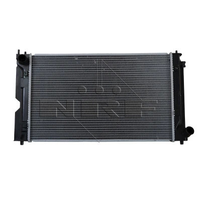 Abbildung von NRF 53421 Kühler, Motorkühlung Aluminium 623 378 26 Kühlrippen gelötet TOYOTA: Corolla IX Schrägheck, Avensis II Kombi, Verso