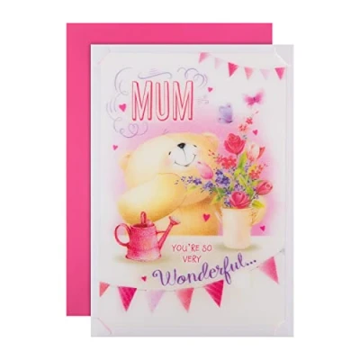 Abbildung von Hallmark Geburtstagskarte für Mama Linsenrastertafel Forever Friends Design