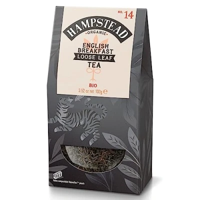 Abbildung von Hampstead Tea Bio English Breakfast loser Tee, 100 g
