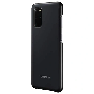Abbildung von Samsung Galaxy S20 Plus Hülle Kunstleder Hard Case/Backcover Handyhülle Schwarz