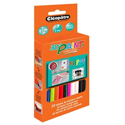 Abbildung von Cléopâtre 20 Bunte Farbpatronen für Hobbypistole, Farbstifte 80 gr