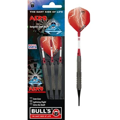 Abbildung von Bull&#039;s Aero Soft Dart 18g, Schwarz